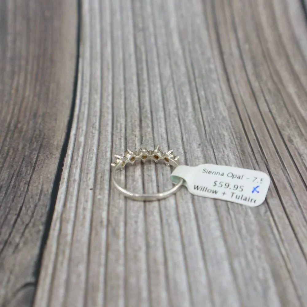 Sienna Opal Ring Womens Boho Bohemian Hippie Gypsy Pretty Gift Anniversary NWT‎